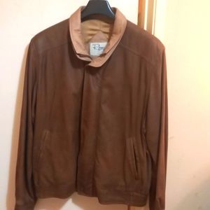 Remy tan leather jacket, size42